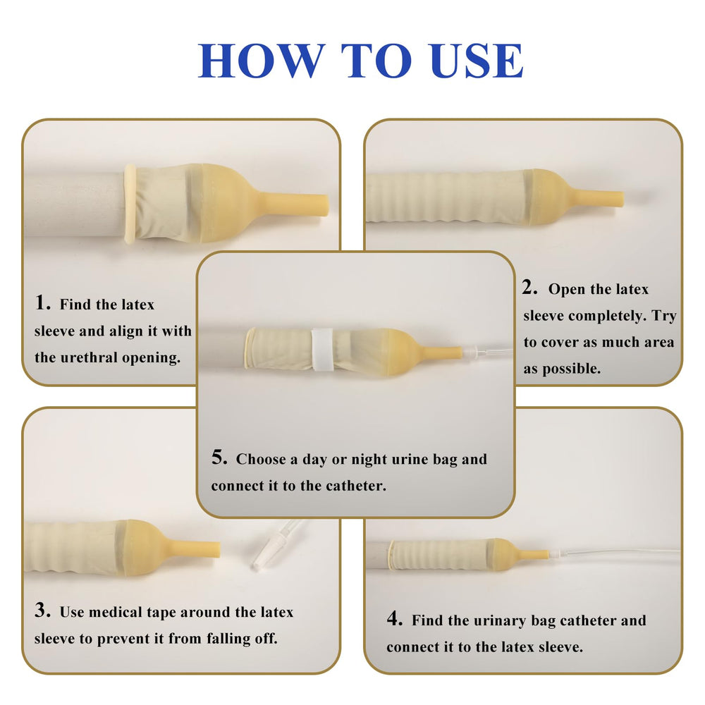 JFRHUDS 2000ml urine bag for overnight wear and extended protection