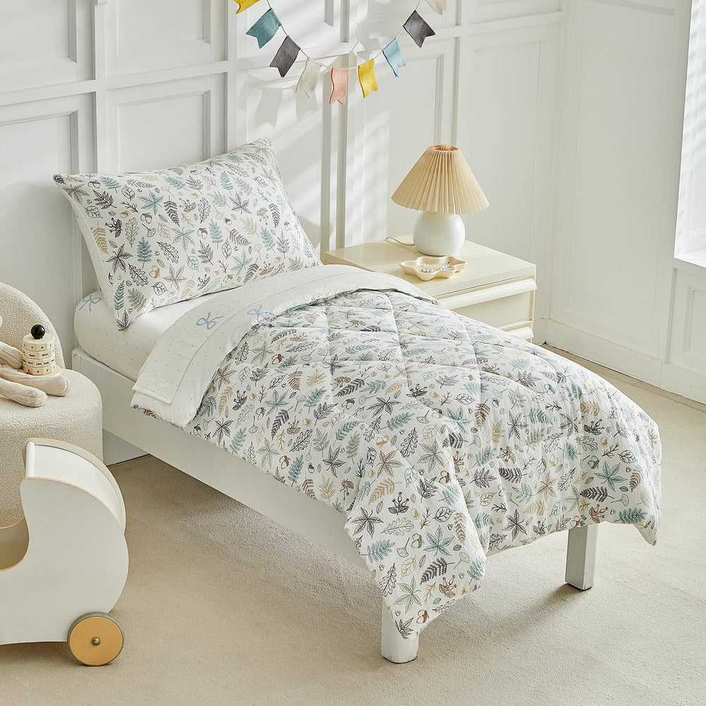 JHCHMX beige-dot pattern sheets offer soft, breathable year-round comfort