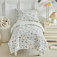 JHCHMX leaf-pattern toddler comforter set sparks imaginative bedtime play