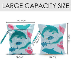JHFDTY Wet Bag waterproof polyester keeps contents dry during trips.