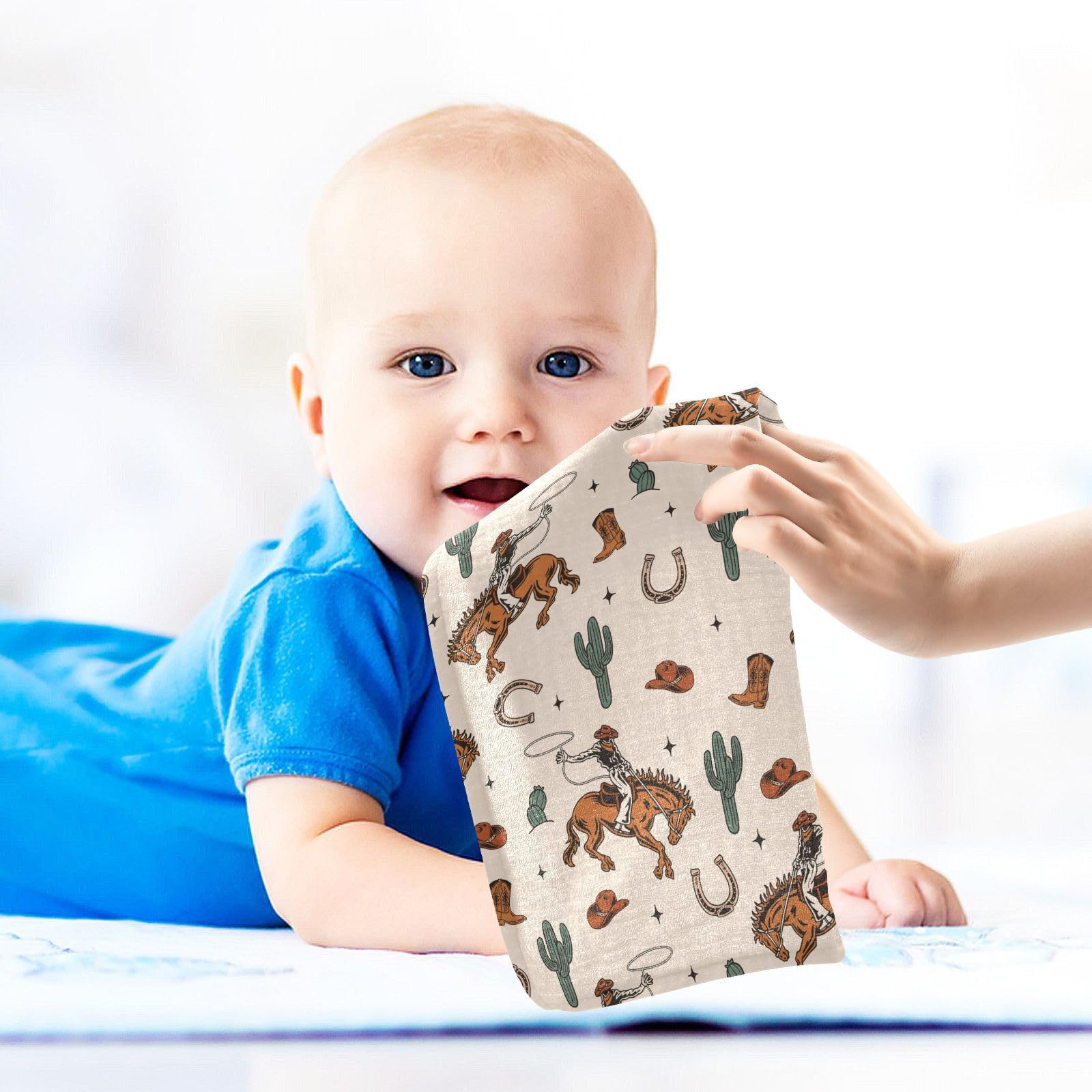 JHKKU gender-neutral baby washcloth design for boys and girls