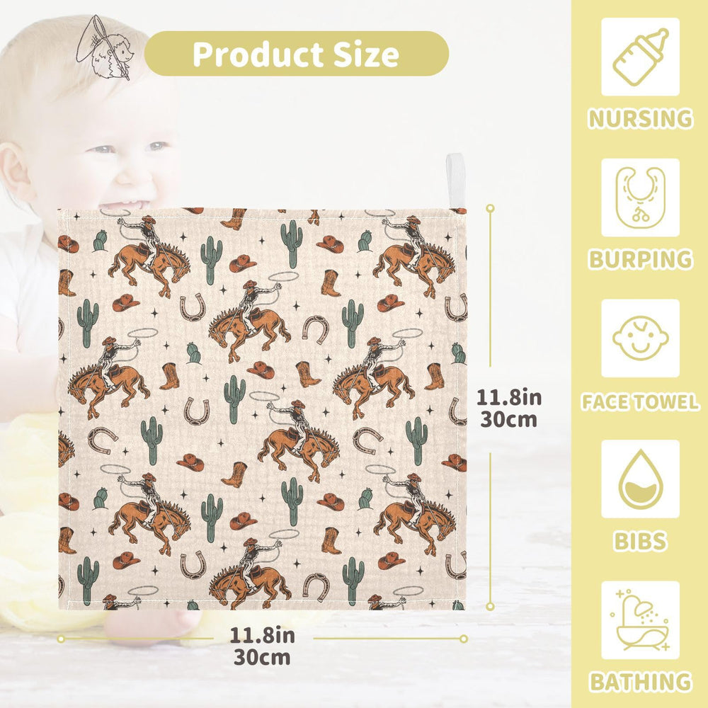 JHKKU newborn bath time washcloth in gentle cotton for delicate skin