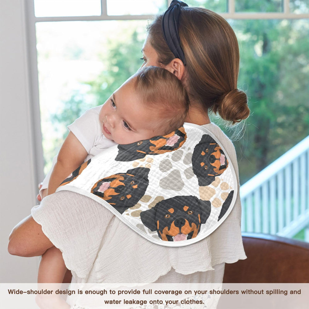 JHKKU burp cloth absorbent soft surface demonstrates quick moisture draw.