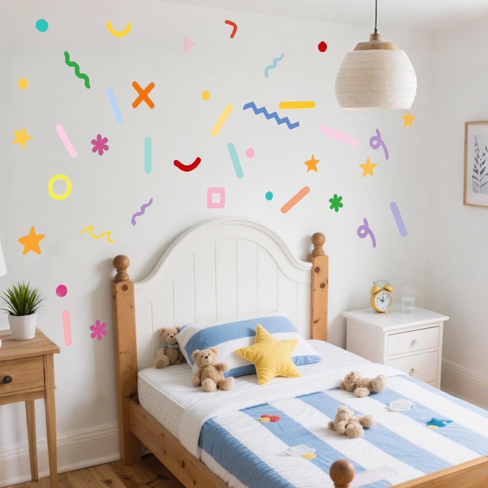JIABEIUS easy-to-remove wall stickers leave no residue on surfaces