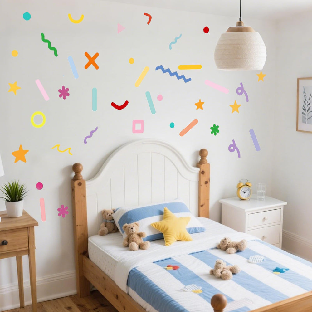 JIABEIUS easy-to-remove wall stickers leave no residue on surfaces