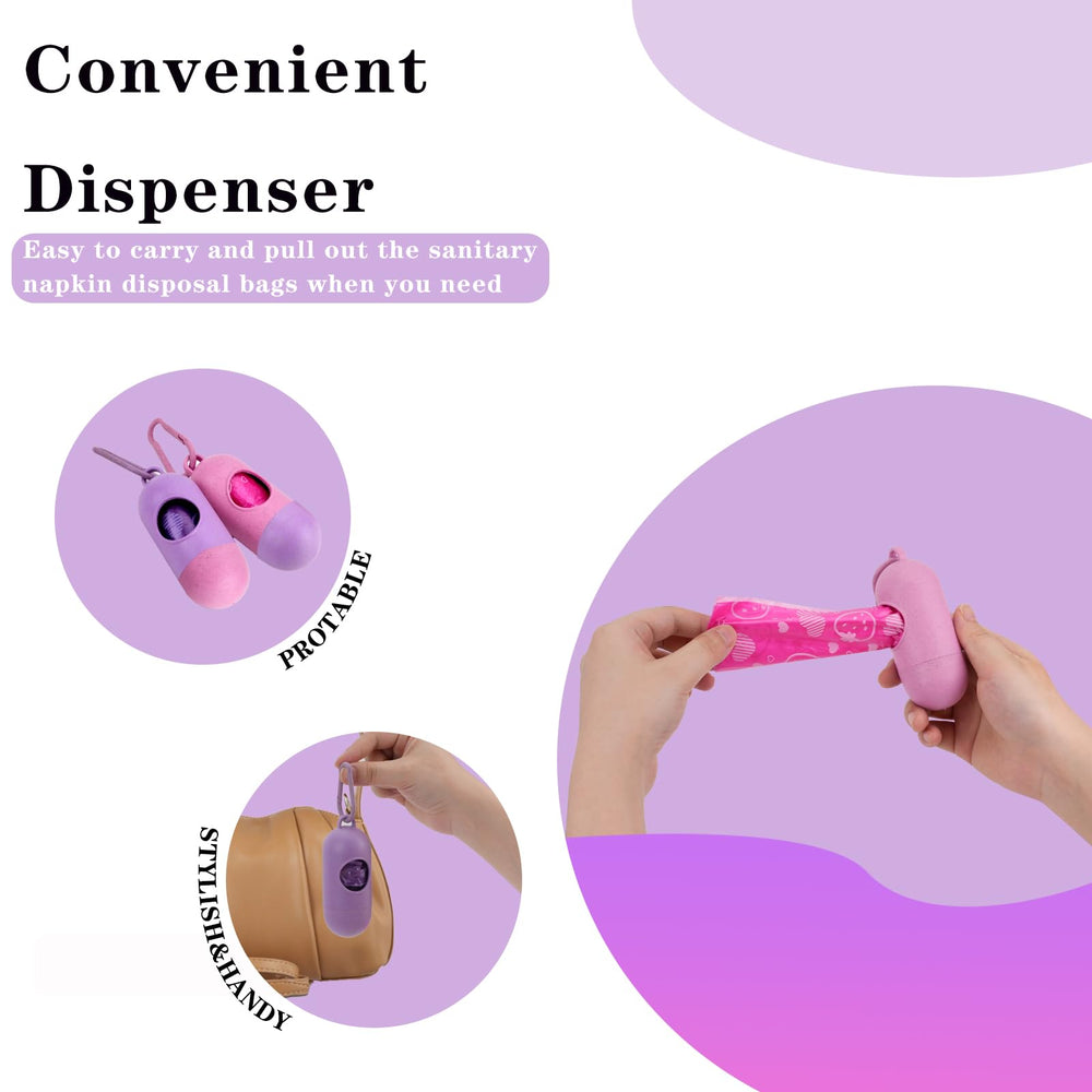 JIABEIUS strawberry-scented bags help mask odors during disposal.