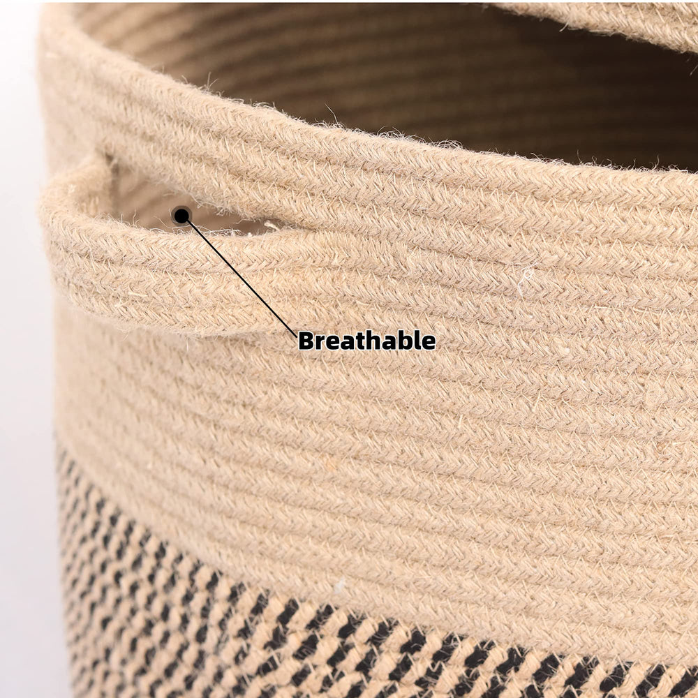 JIABOLANG multi-use basket ideal for blankets, clothes or toys.
