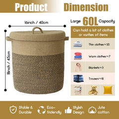 JIABOLANG round lid with carrying handle for easy placement and transport.