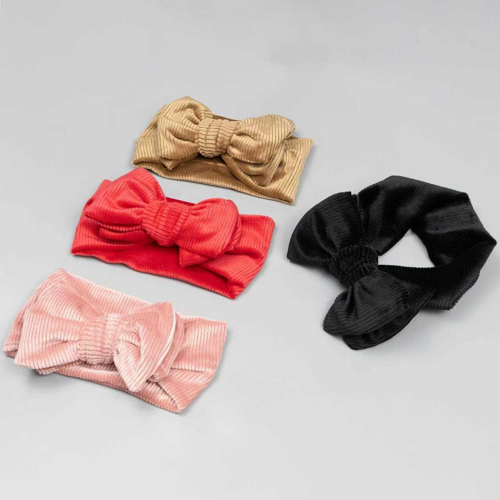 JIAHANG corduroy bows suited from newborns to toddlers.