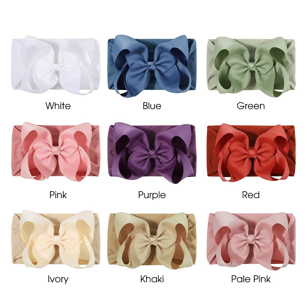 JIAHANG nine pack colorful headbands for quick outfit matching