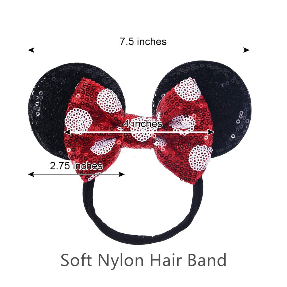JIAHANG red polka-dot bow adds playful charm to baby outfits