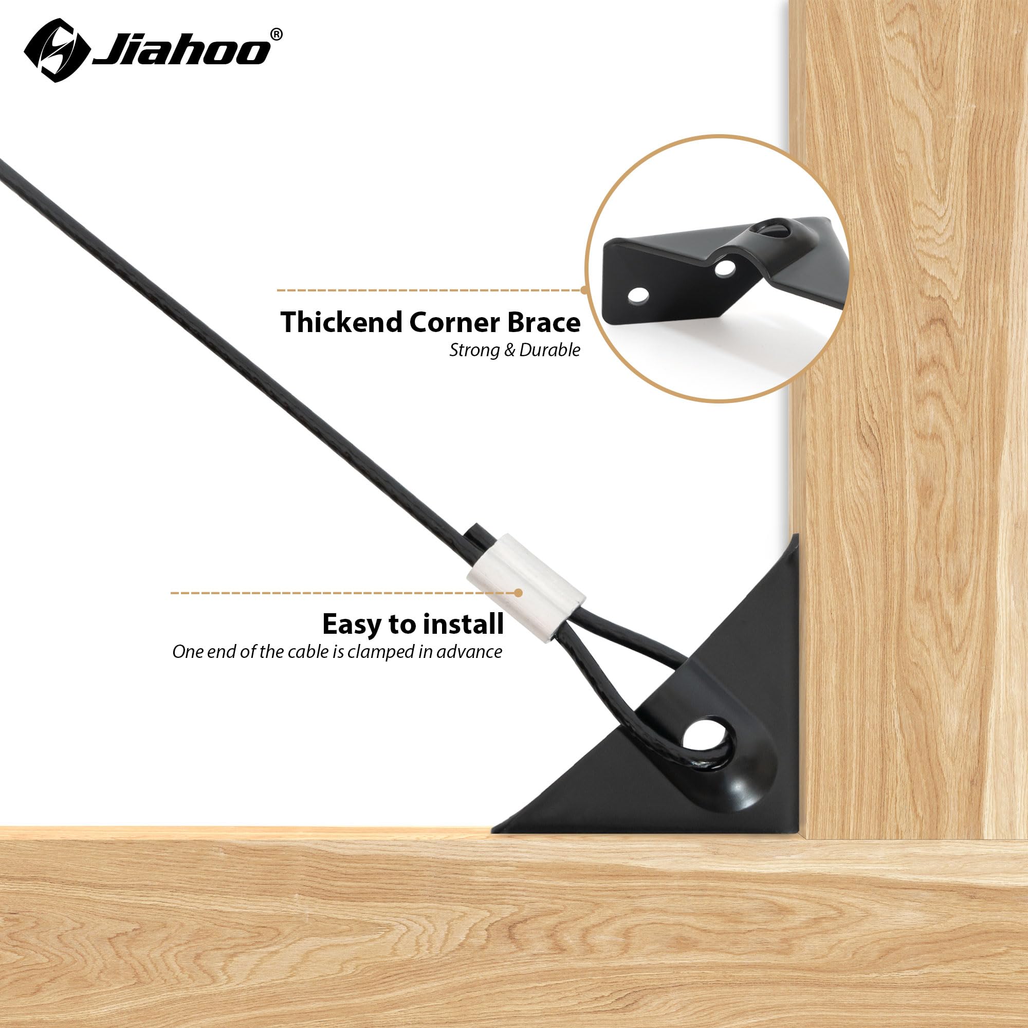 JIAHOO turnbuckle adjustment enables precise tensioning