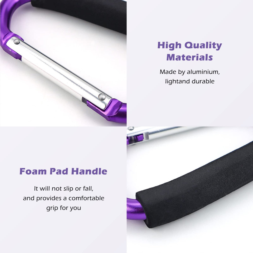 JIALEEY multi-purpose carabiner clip fits various strollers