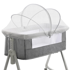 Jiangcha bassinet mosquito-net-cover blocks pests for calm naps