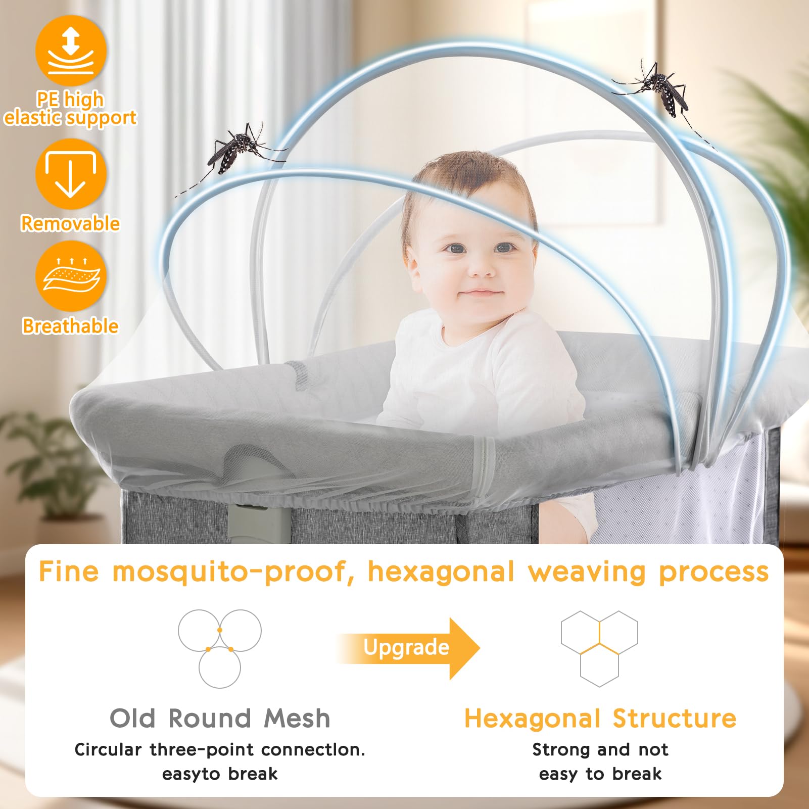 Jiangcha high-density mesh provides airflow while deterring insects