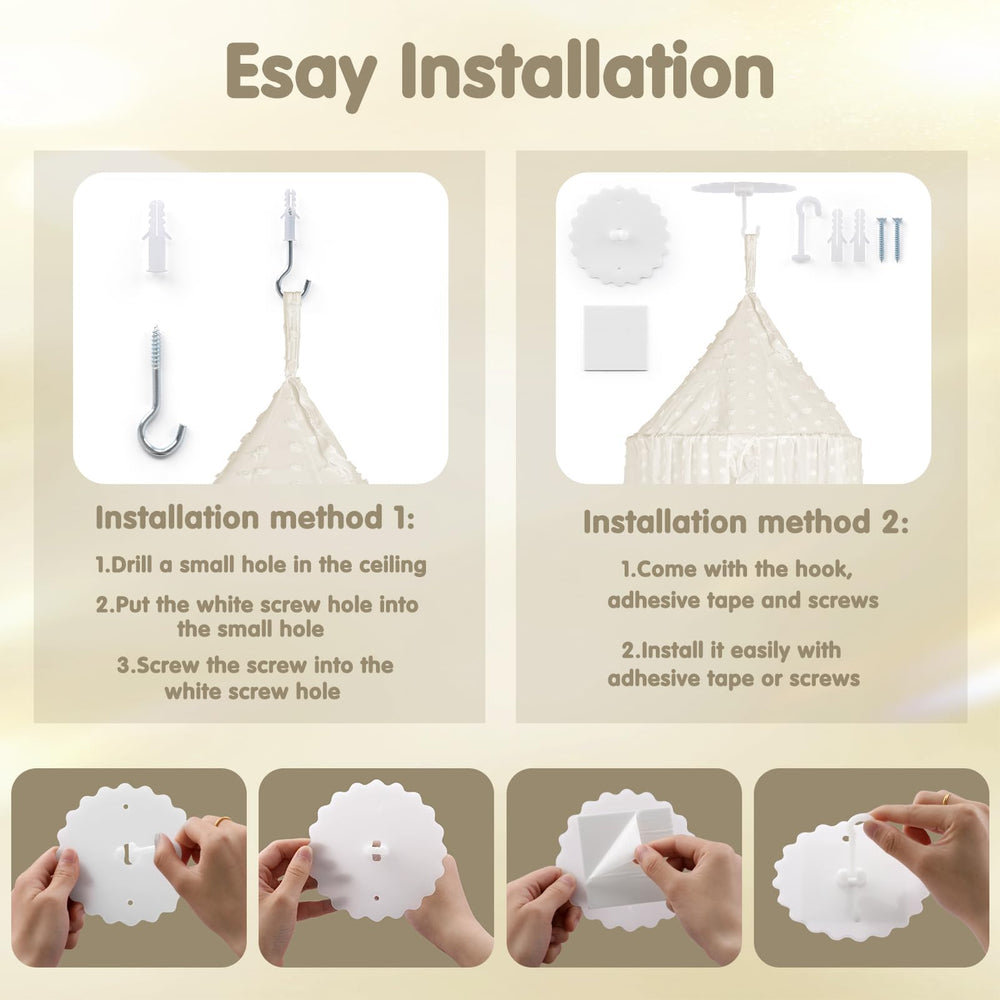jiangcha bed canopy-dust-protection keeps the sleeping area cleaner
