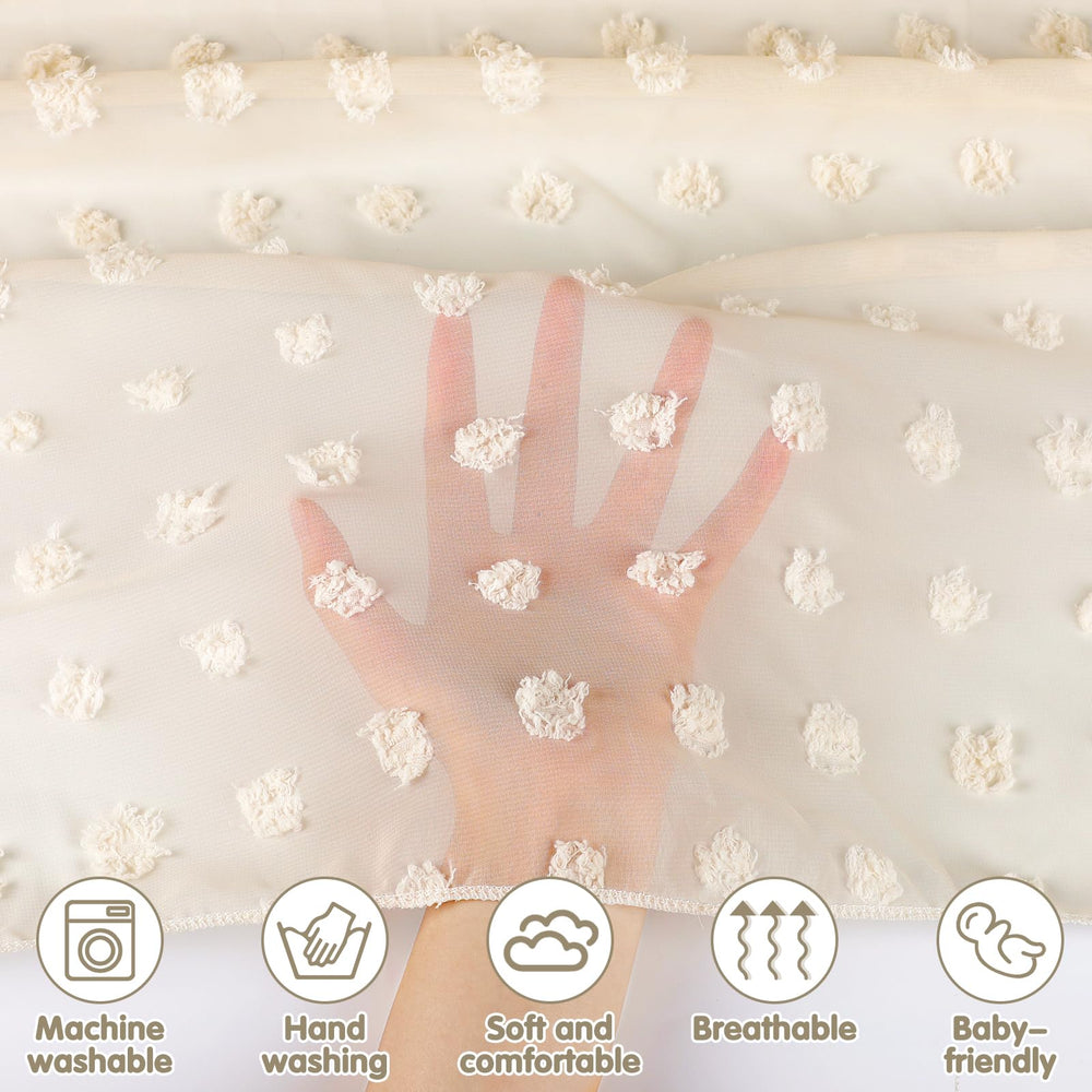 jiangcha bed canopy-easy-assembly includes hardware for quick, tool-free setup