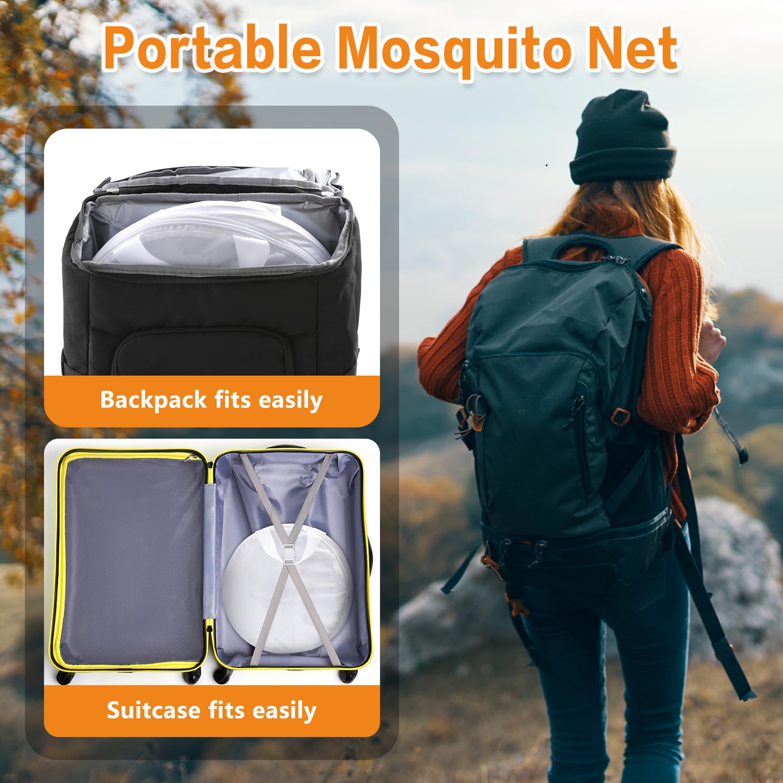 Jiangcha lightweight portable net ideal for camping and travel