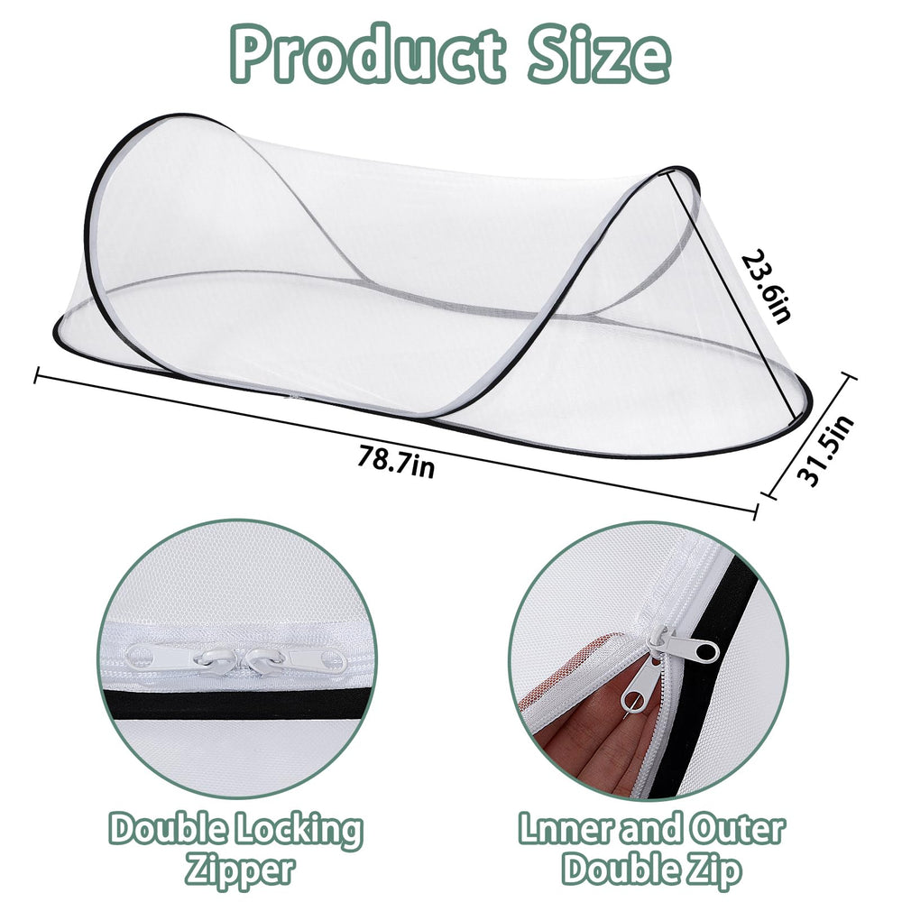 Jiangcha lightweight carry-ready mosquito net for travel