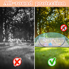 Jiangcha portable mosquito net with storage bag for easy transport.
