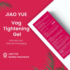 JIAOYUE Tight Gel with Aloe extract for skin-friendly tightening.
