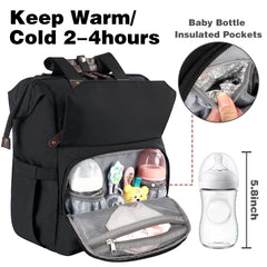 Jiefeike diaper bag backpack waterproof fabric for easy cleaning