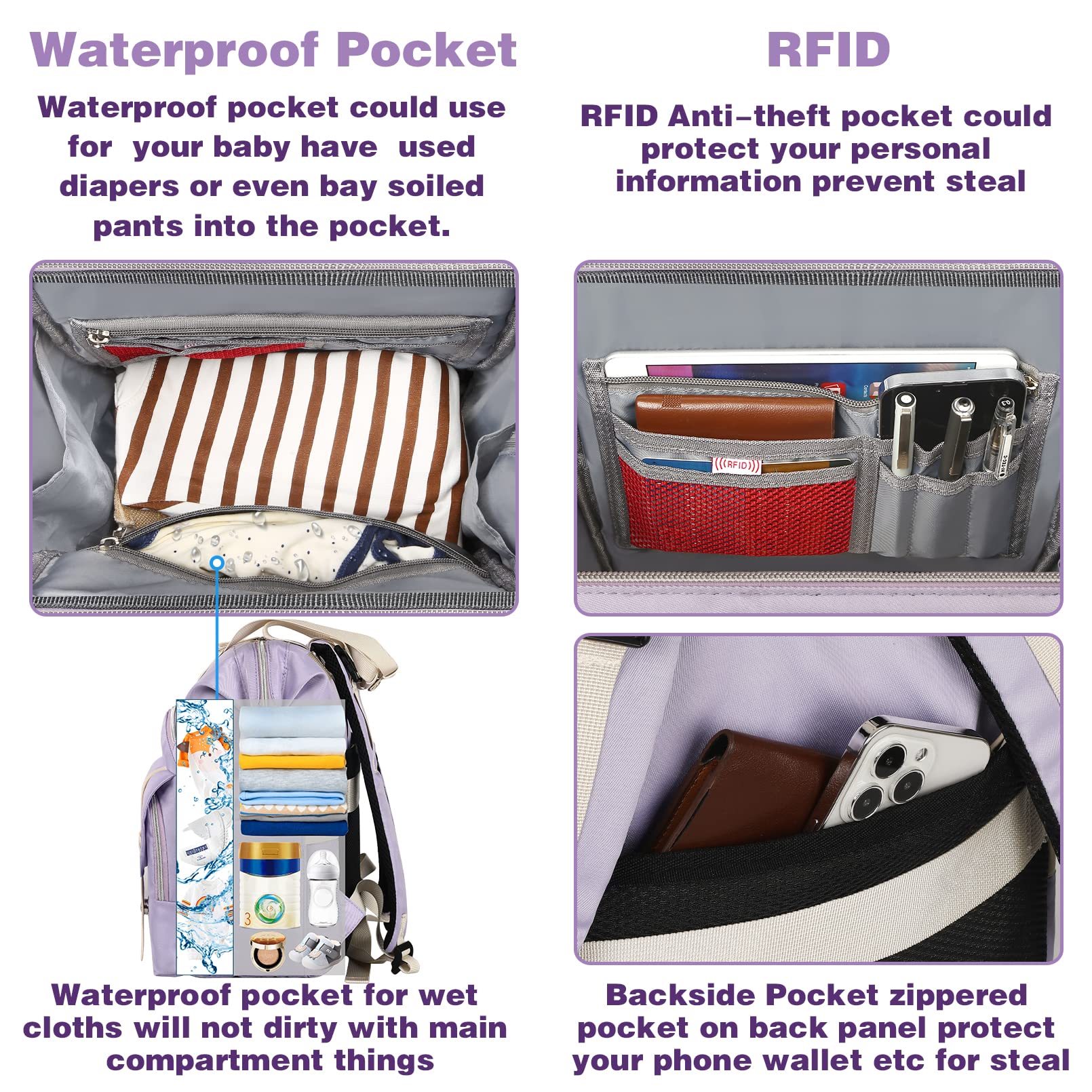 Stroller and luggage straps for hands-free mobility