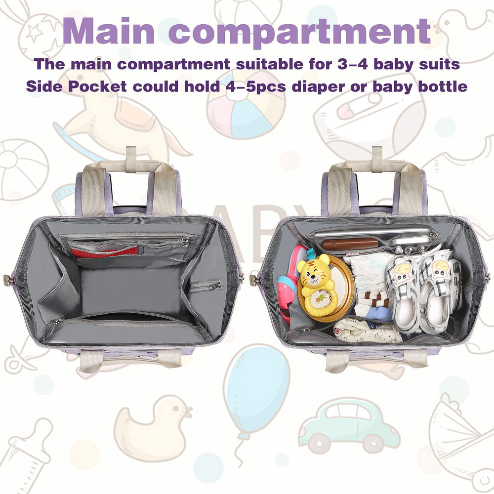 Waterproof fabric protects main items from spills and weather