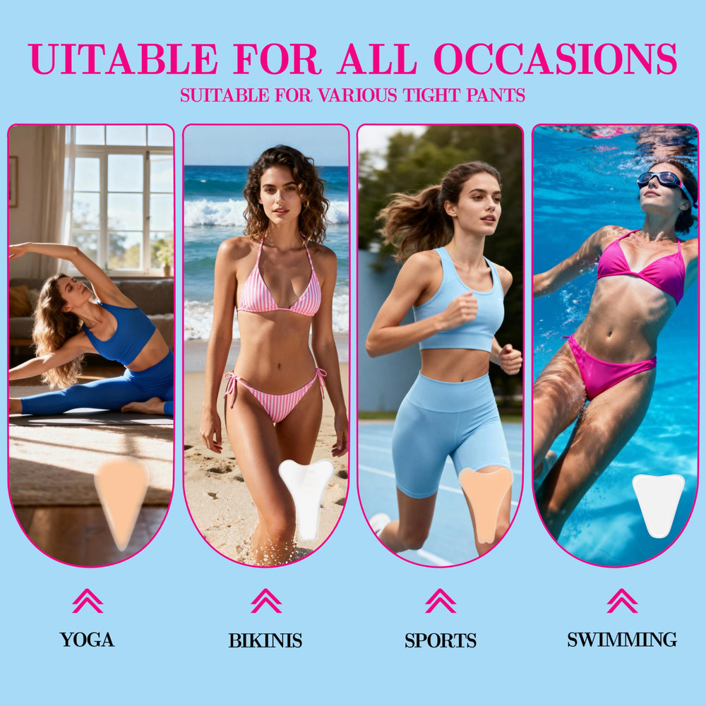 JieLiLeHome waterproof adhesive pads stay in place during sweat and water activities.