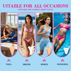 JieLiLeHome waterproof adhesive pads stay in place during sweat and water activities.