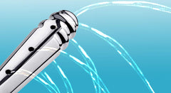 JIELUO aluminum body shower component resists rust.