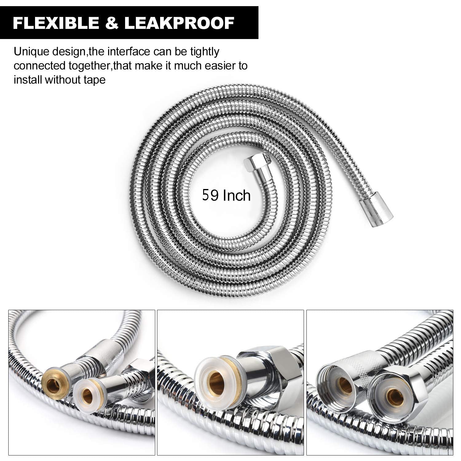 JIELUO kit with easy assembly for standard 1/2 BSP threads.