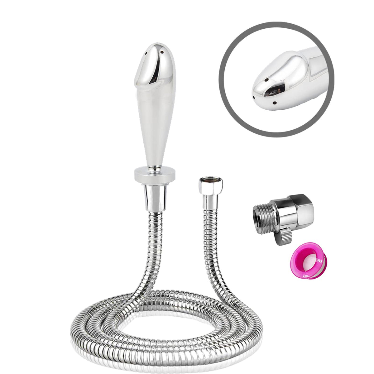 JIELUO Shower Douche Enema Kit overview for easy personal cleansing.