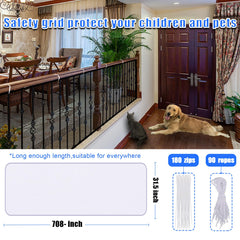 JIFTOK banister guard assembly ensures quick setup and secure attachment.