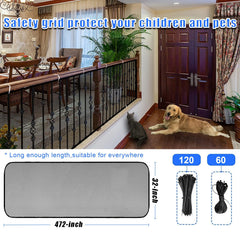 JIFTOK banister guard provides reliable rail protection for kids and pets.