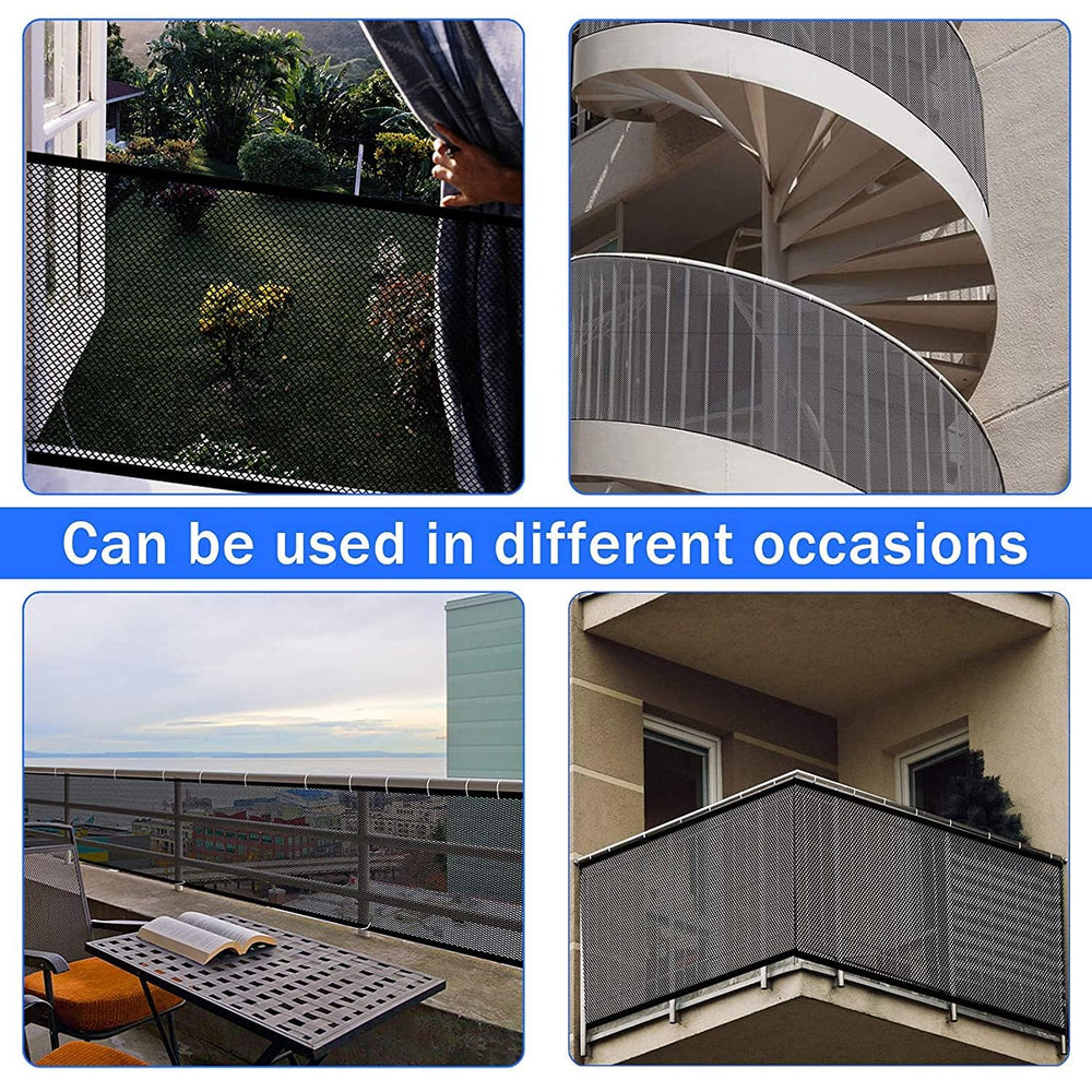 JIFTOK Ewaves safety protection net prevents falls from stairs, balconies and windows.