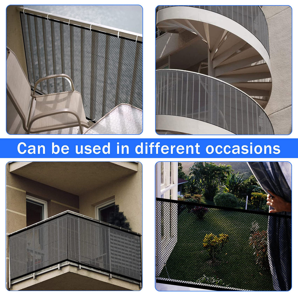 JIFTOK foldable net fitted to a short rail for compact spaces.