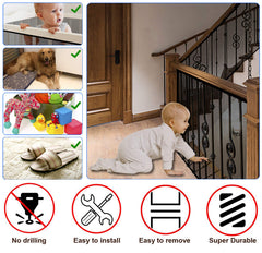 JIFTOK mesh netting on stairs view demonstrates clear visibility