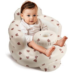 Jikasho inflatable baby seat for ages 4-36 months with quick inflate feature.