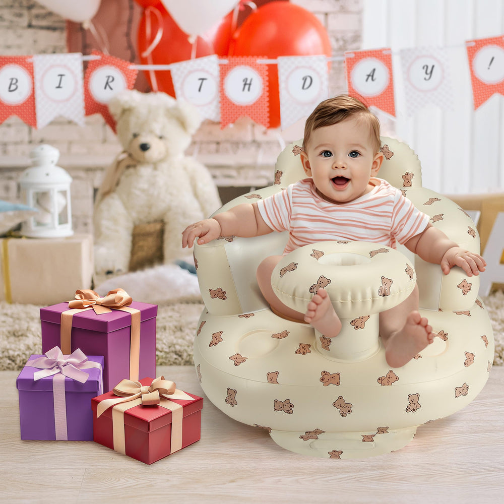 Jikasho inflatable baby seat ergonomic back support aids posture