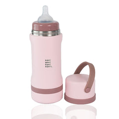 Jili all-in-one baby bottle insulated 8 oz provides secure grip for on-the-go feeding.