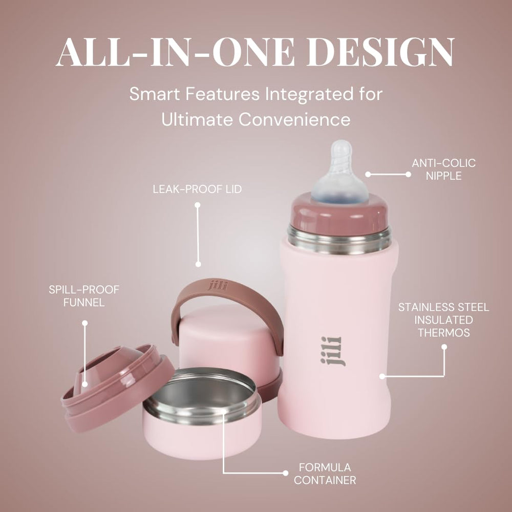 Jili anti-colic nipple supports smoother feeding and reduced fuss.
