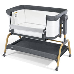 Jimglo 3-in-1 bassinet standalone mode for safe sleep.