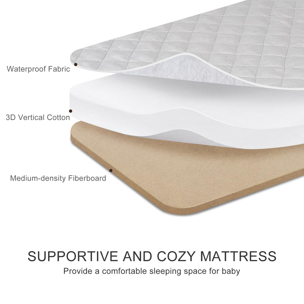 Jimglo breathable mesh sides enhance visibility and airflow for safer sleep.