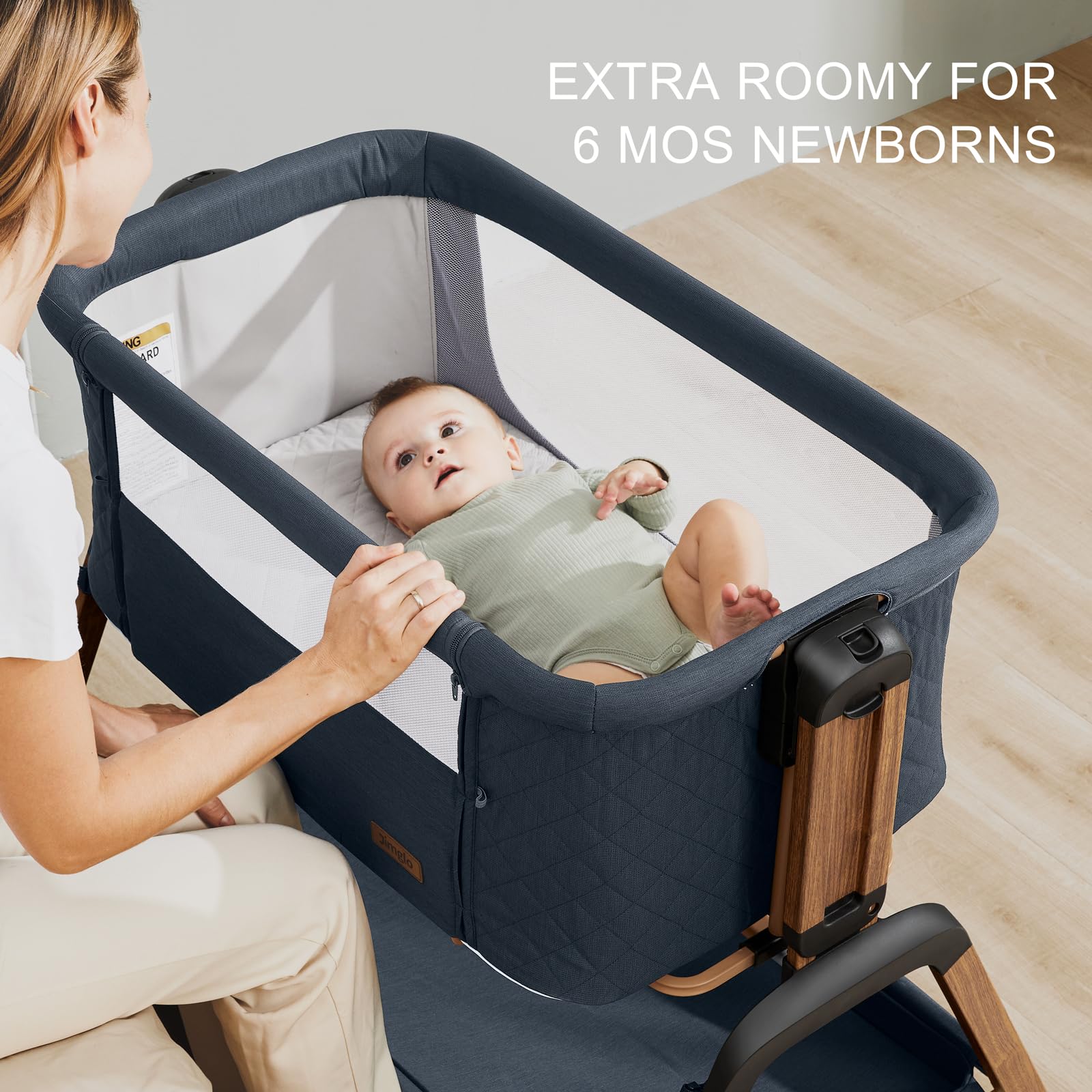 Jimglo sturdy frame with compact design supports mobile use around the house.