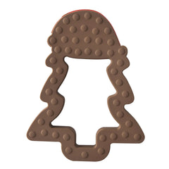 Jimibaby silicone teether close-up shows textured bumps for gum relief.