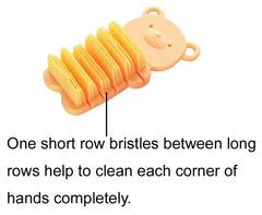 JINCH nail scrubber ergonomic handle provides easy grip