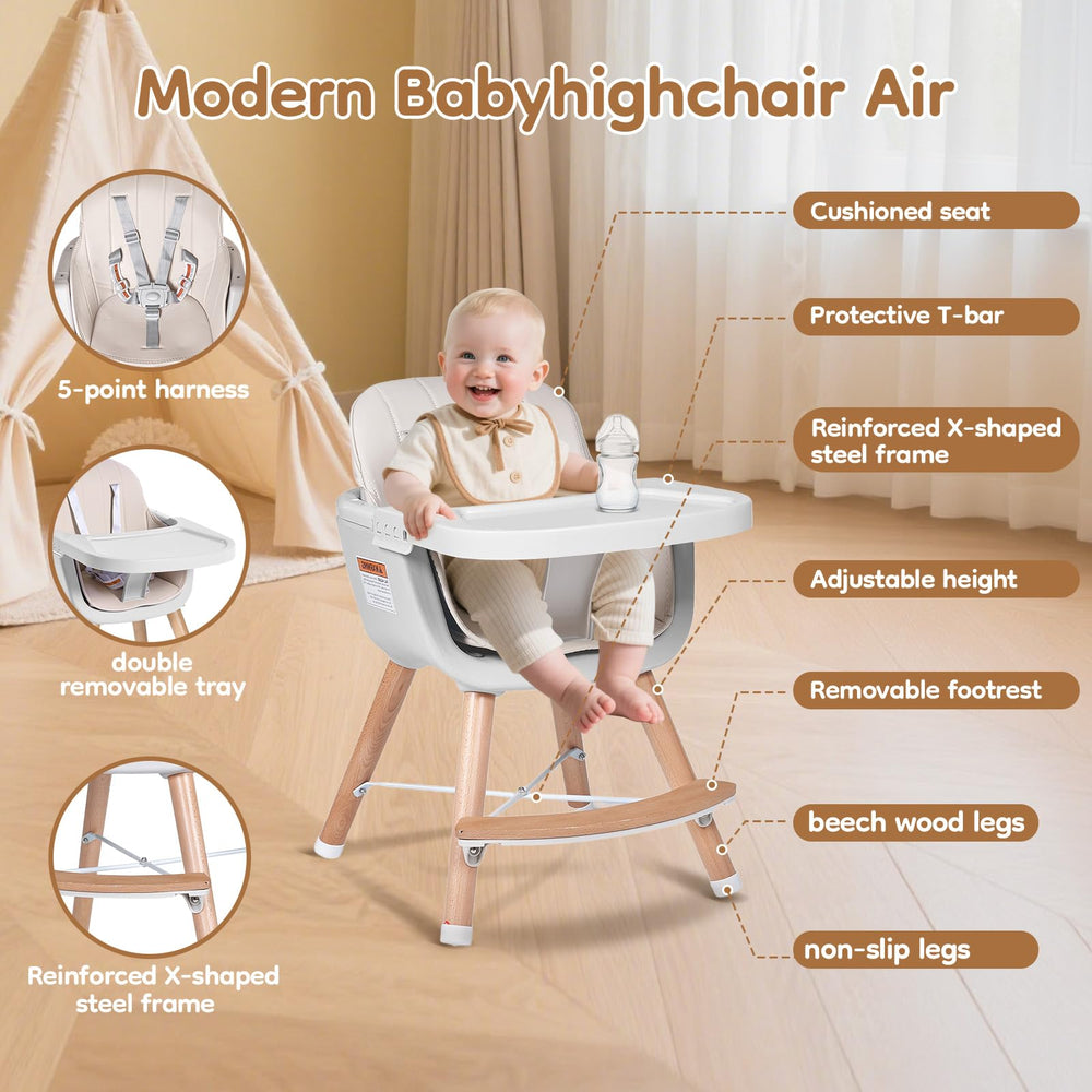 Jincheng adjustable-height chair with three leg positions grows with child.