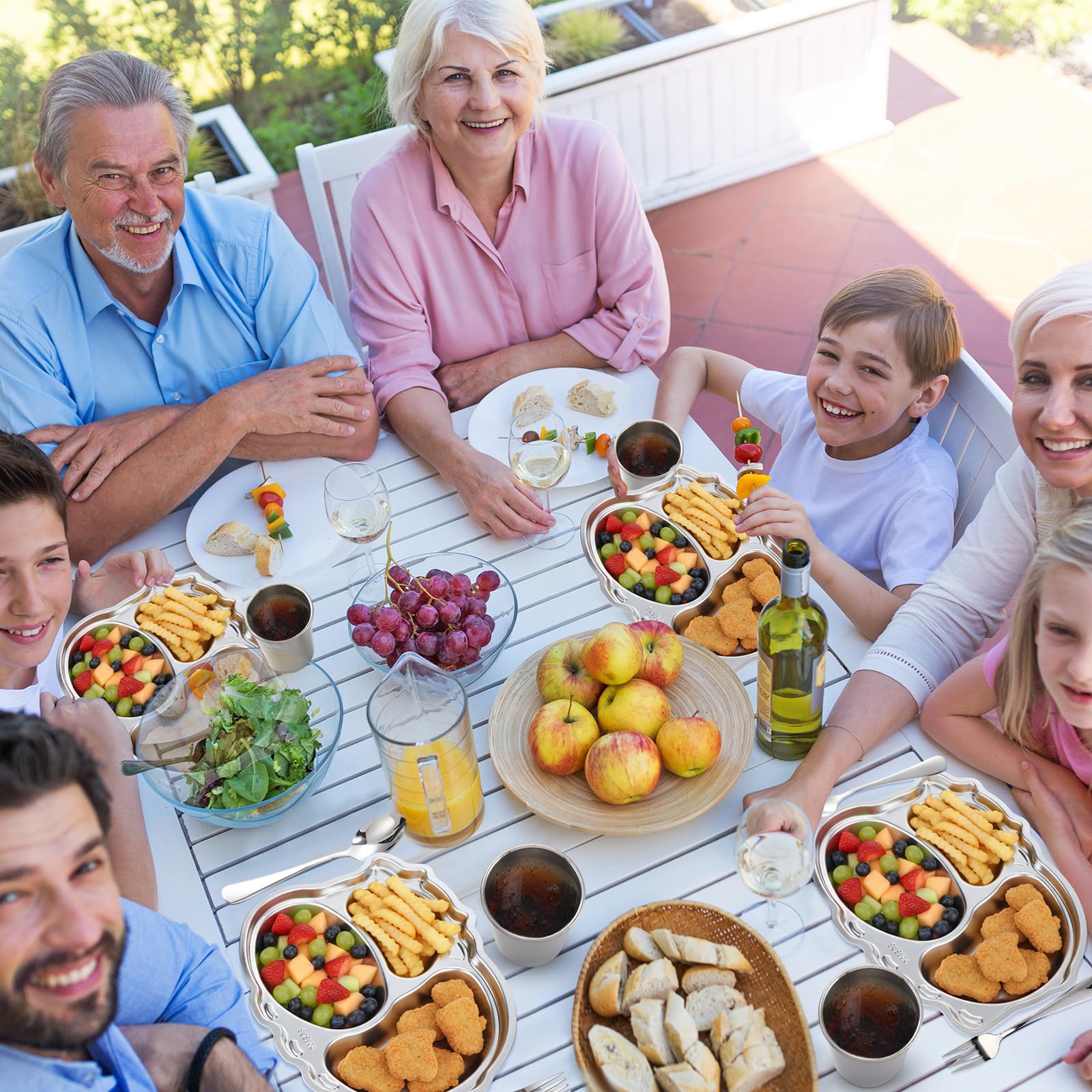 Jinei kids utensils set provides a complete reusable silverware kit