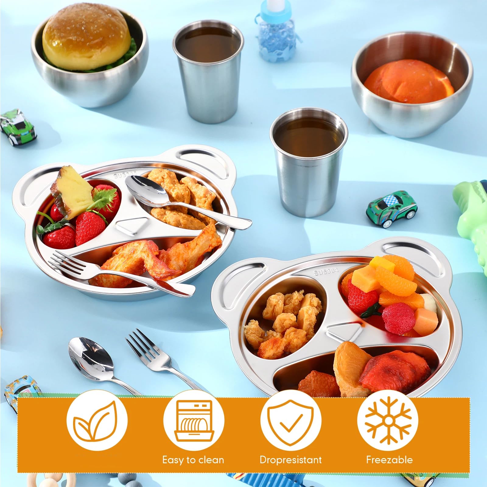 Jinei stainless spoon designed for comfortable grip and safe eating